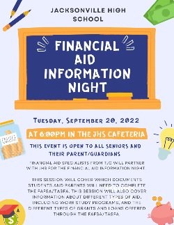 financial aid flyer